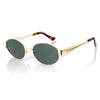 De-Gamme Gold Oval Polarized UV Protection Sunglasses - Monaco