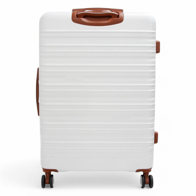 Expandable Hard Shell ABS Suitcase Set 8 Wheel Robust Travel Case Holiday Luggage