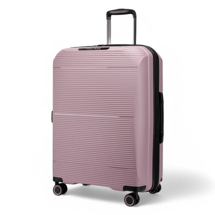 Expandable Hard Shell PP 8 Wheel Luggage Travel Cabin Holiday Bags Suitcase Set