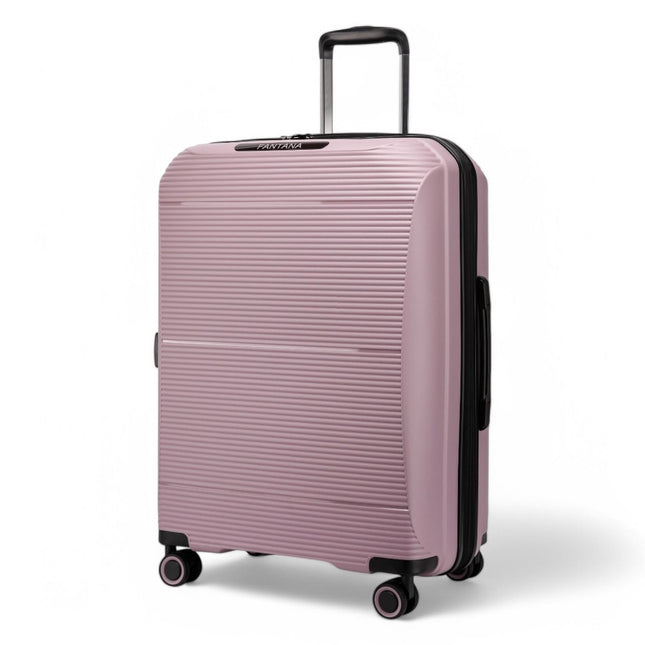 Expandable Hard Shell PP 8 Wheel Luggage Travel Cabin Holiday Bags Suitcase Set