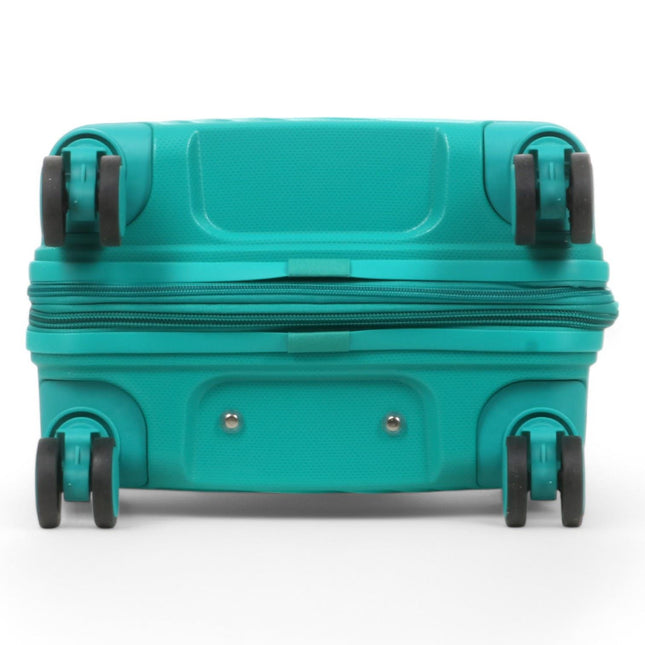 Expandable Hard Shell 8 Wheels Luggage Travel Cabin Suitcase Set