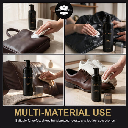 Leather, Suede & Trainer Deep Clean Stain Remover Cleaning Foam