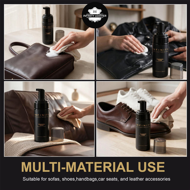 Leather, Suede & Trainer Deep Clean Stain Remover Cleaning Foam