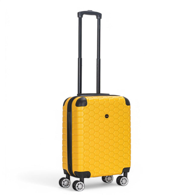 Strong ABS Hardshell Cabin Suitcase 55 x 40 x 20 cm Luggage Suitable for Easyjet, Ryanair