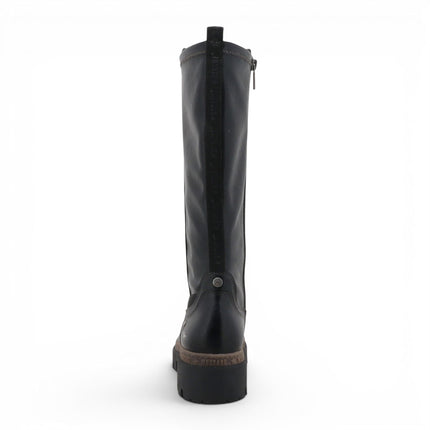 Mustang Women's Black Knee High Chunky Long Winter Boots - M0062001