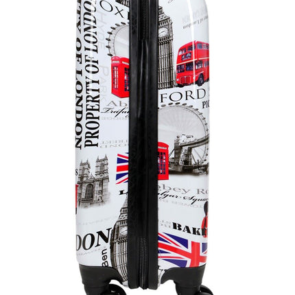 Hard Shell Printed Cabin 36 x 48 x 20 cm Suitcase Luggage Suitable for Easyjet, Ryanair
