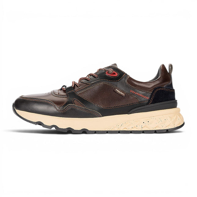 Pikolinos Men's Brown Leather Sneakers Slip-on Trainers Shoes - Aranda