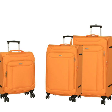 Soft Lightweight Dual 4 Wheel Suitcase Luggage