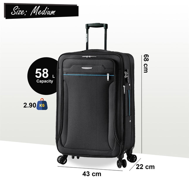 Lightweight Soft Luggage Travel Suitcases