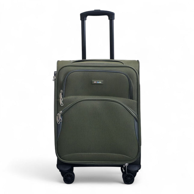 Soft Shell Cabin  48 x 37 x 20 cm Secure Travel Luggage Suitcase Suitable for Easyjet, Ryanair