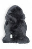 Genuine Charcoal Grey Sheepskin Natural Silky Soft Fluffy Real Wool Rug