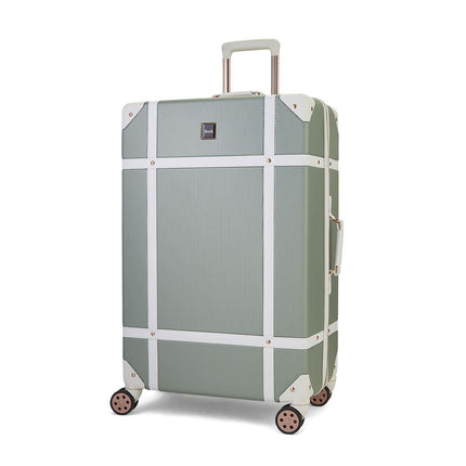 Vintage Hard Shell  Luggage Trunk Suitcase Set