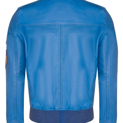 Mens Leather Air Force Bomber Jacket - Dublin