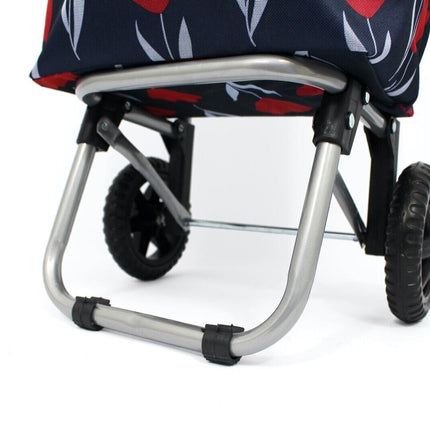 40L Lightweight Shopping Trolley Wheeled Folding Durable Cart Strong Bag Grocery