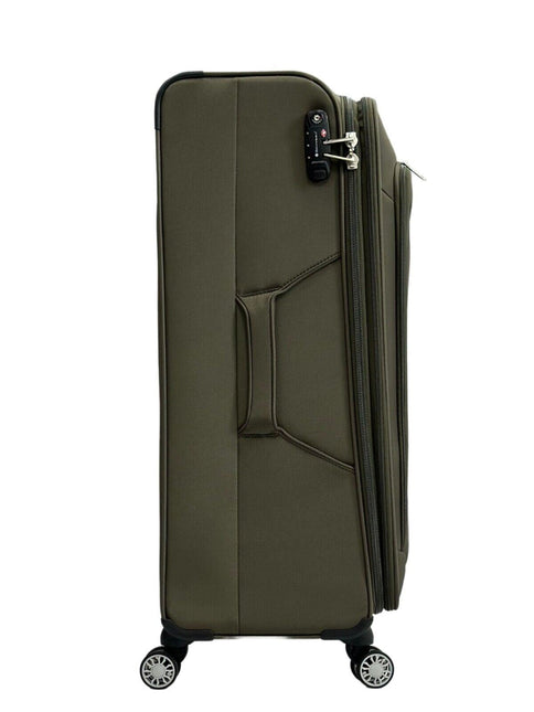 Soft Lightweight Dual 4 Wheel Suitcase Luggage