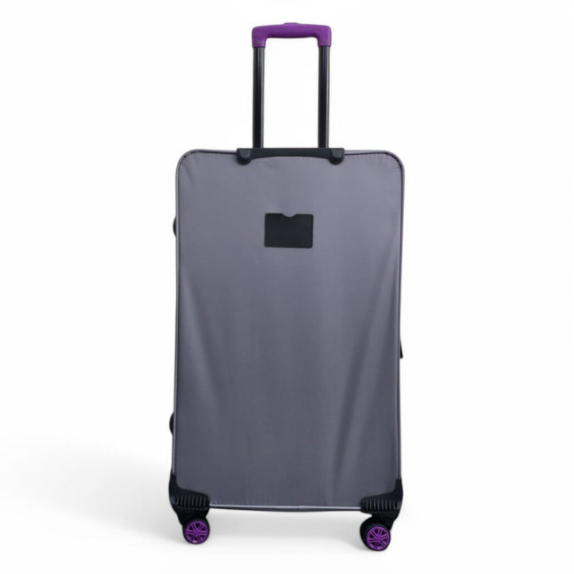 Lightweight Soft Shell 8 Wheels Luggage Travel Cabin Holiday Bags Suitcase Set