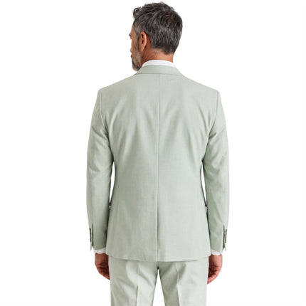 Men's Sage Green 3 Piece Tailored Fit Formal Suit - Belmont
