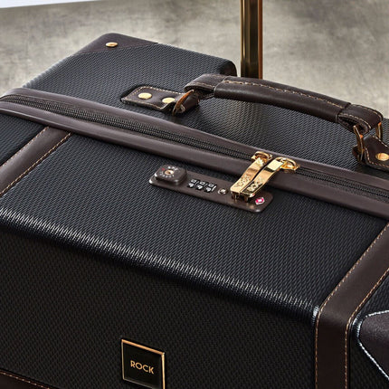 Vintage Hard Shell  Luggage Trunk Suitcase Set
