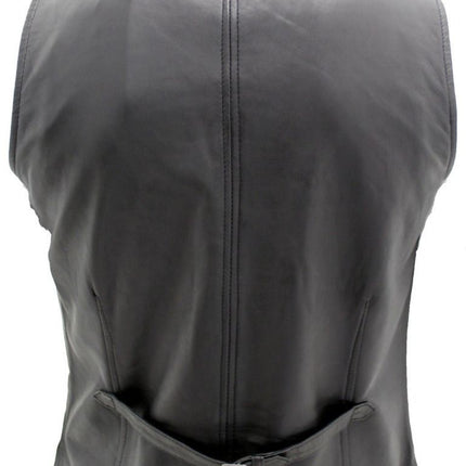 Mens Smart Classic Leather Waistcoat-Bristol