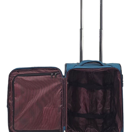 Lightweight Soft  Dual 4 Wheel Luggage Suitcases