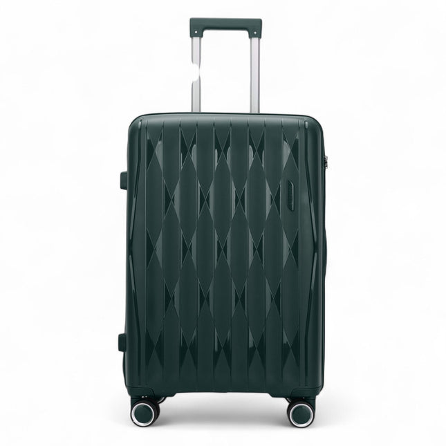 Hard Shell Suitcase Cabin TSA Luggage Travel Set