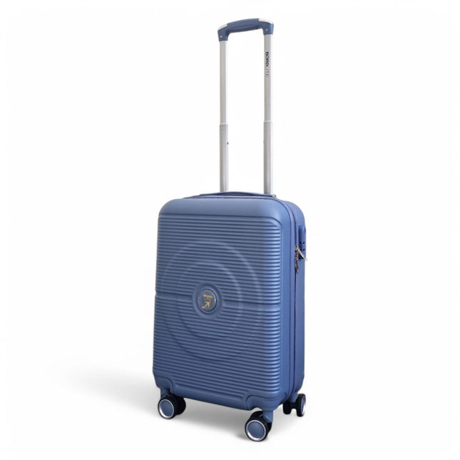 Robust ABS Hard Shell 8 Wheels Luggage Travel Holiday Cabin Suitcase Set