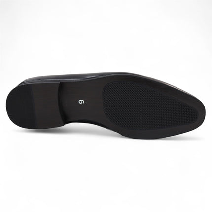 Men's Black Classic Slip-On Loafers Formal Shoes