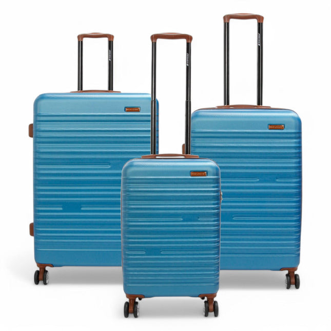 Expandable Hard Shell ABS Suitcase Set 8 Wheel Robust Travel Case Holiday Luggage