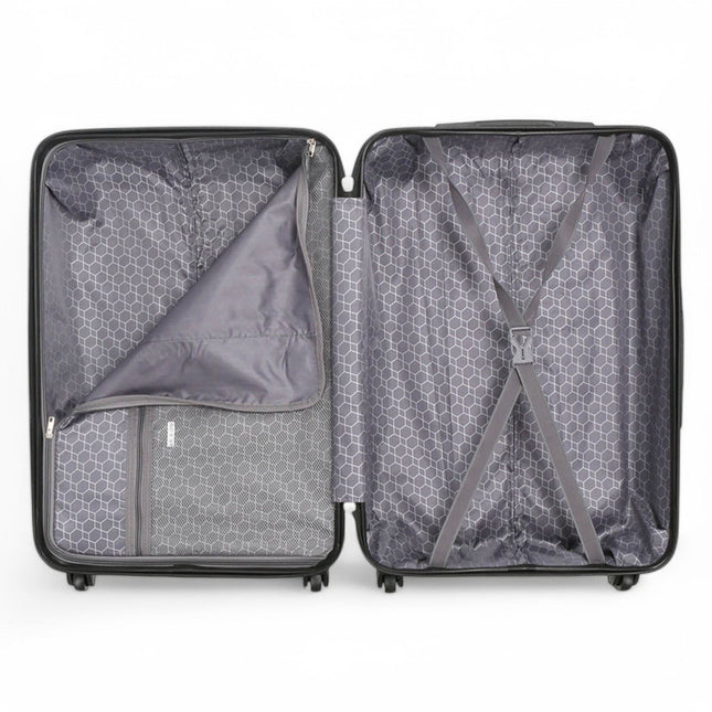 Hard Shell ABS 4 Wheels Luggage Travel Cabin Suitcase Set