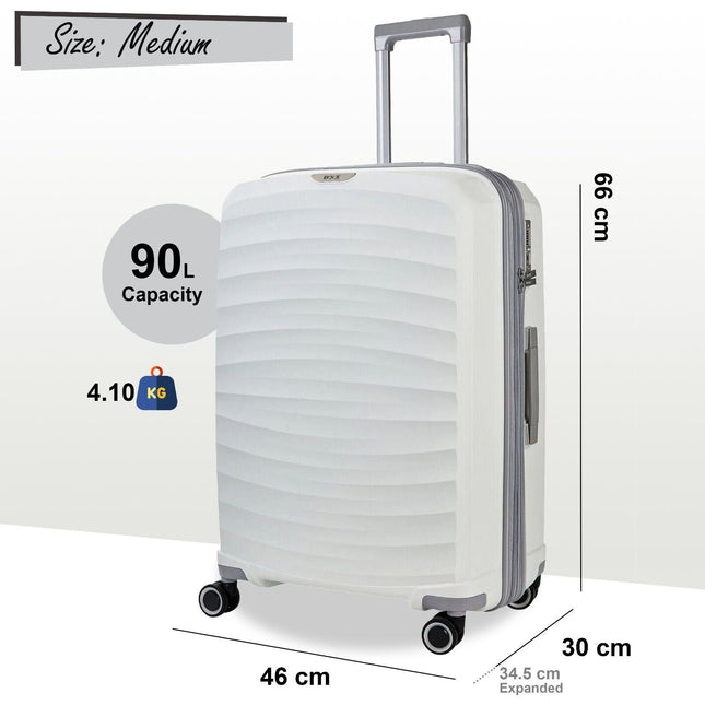 Sunwave Hard Shell Luggage Suitcase Set