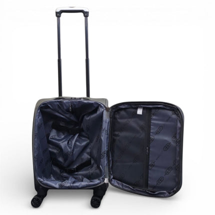Soft Shell Lightweight Nylon Suitcase Set 4 Wheel Travel Case Holiday Bags