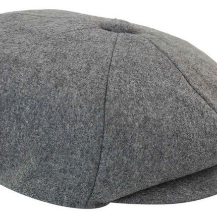Mens Peaky Blinders Newsboy Wool 8 Panel Gatsby Flat Baker Hat