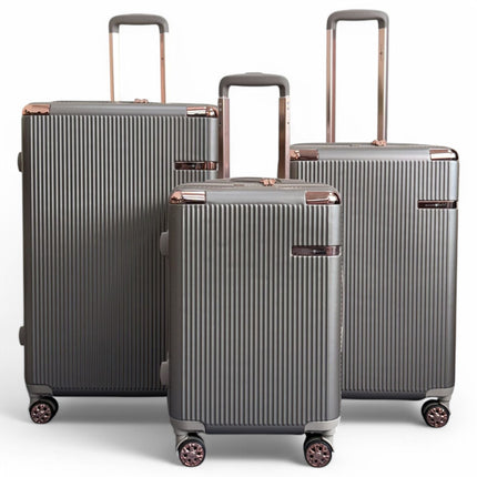 Expandable Hard Shell 8 Wheels Luggage Travel Cabin Suitcase Set