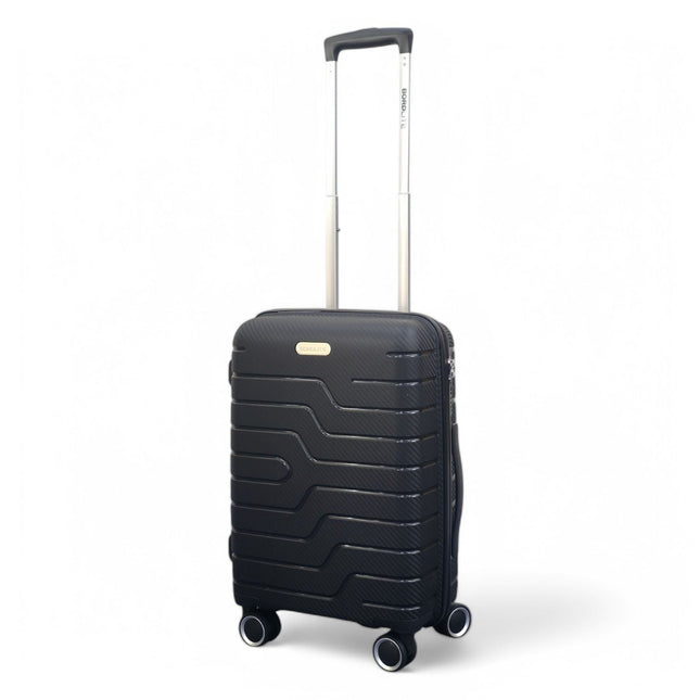Hard Shell PP Dual 4 Wheels Luggage Travel Cabin Holiday Suitcase Set
