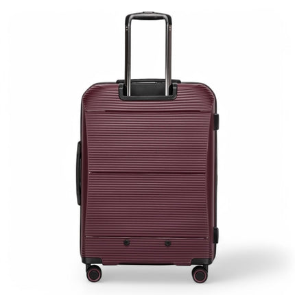 Expandable Hard Shell PP 8 Wheel Luggage Travel Cabin Holiday Bags Suitcase Set