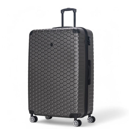 Hard Shell ABS 8 Wheel Luggage Travel Cabin Holiday Bags Suitcase Set