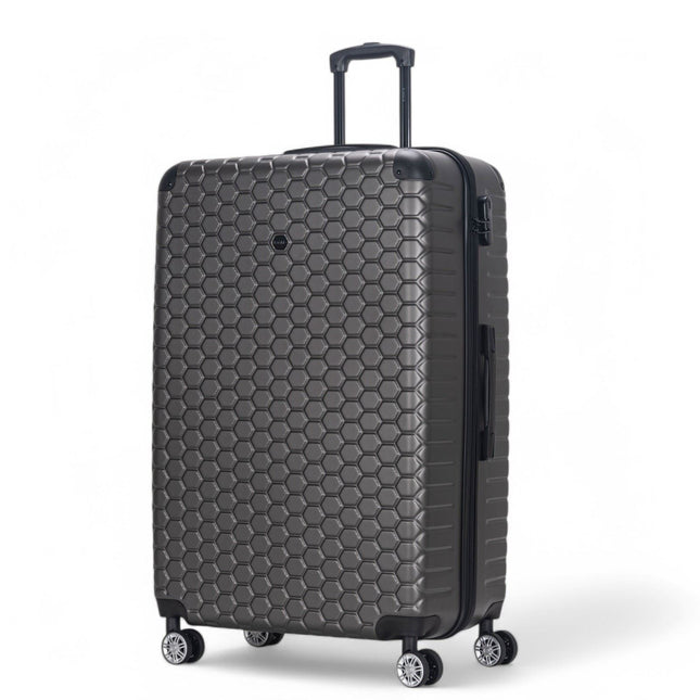 Hard Shell ABS 8 Wheel Luggage Travel Cabin Holiday Bags Suitcase Set
