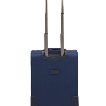 Soft Shell Cabin Suitcase 54 x 38 x 21 cm Lightweight Luggage Suitable for Easyjet, Ryanair