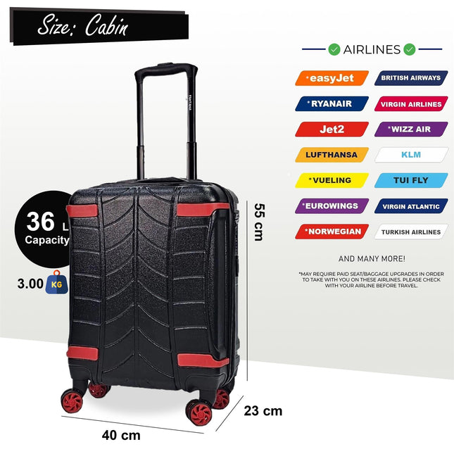 Hard Shell Luggage Travel Suitcase Set