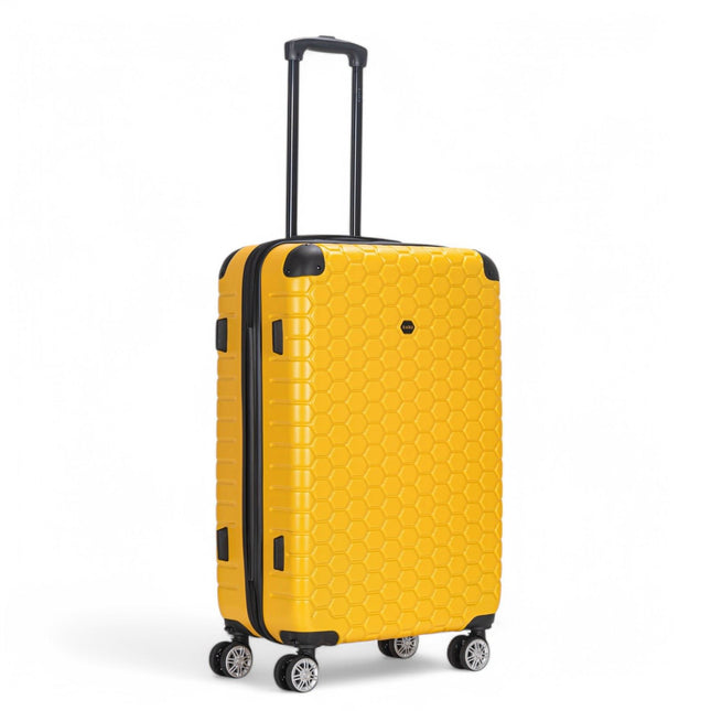 Hard Shell ABS 8 Wheel Luggage Travel Cabin Holiday Bags Suitcase Set