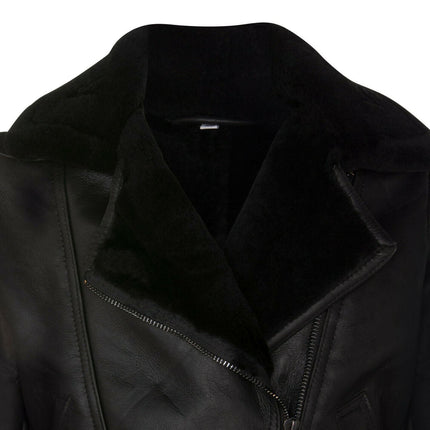 Womens B3 Sheepskin Leather Flying Jacket-Bergamo