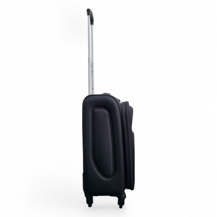 Soft Shell Lightweight Nylon Suitcase Set 4 Wheel Travel Case Holiday Bags