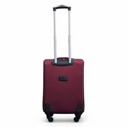 Soft Shell Lightweight Nylon Suitcase Set 4 Wheel Travel Case Holiday Bags