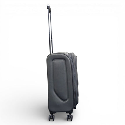 Soft Shell Lightweight Nylon Suitcase Set 4 Wheel Travel Case Holiday Bags