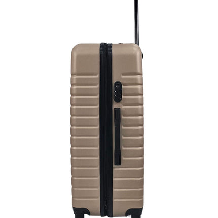 Lightweight Gold Hard Shell ABS Suitcase Luggage Set