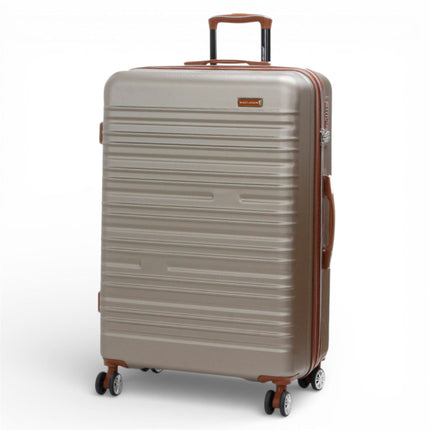 Expandable Hard Shell ABS Suitcase Set 8 Wheel Robust Travel Case Holiday Luggage