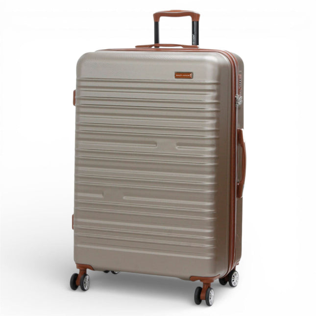 Expandable Hard Shell ABS Suitcase Set 8 Wheel Robust Travel Case Holiday Luggage