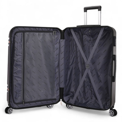 Hard Shell Modern Dual 4 Wheel Luggage Suitcase Set