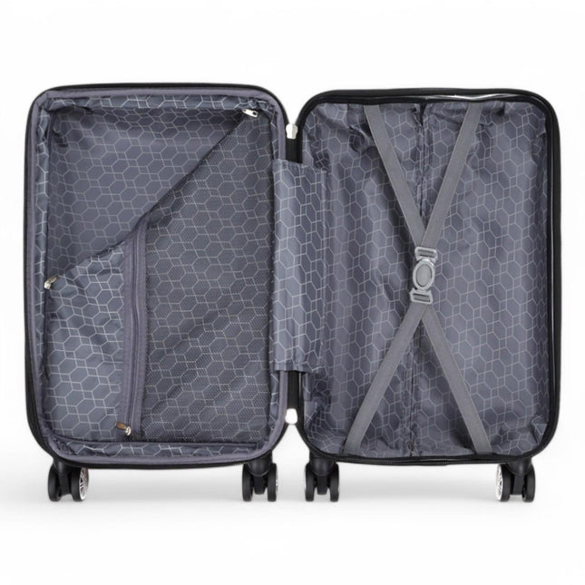 Expandable Hard Shell 8 Wheels Luggage Travel Cabin Bags Suitcase Set