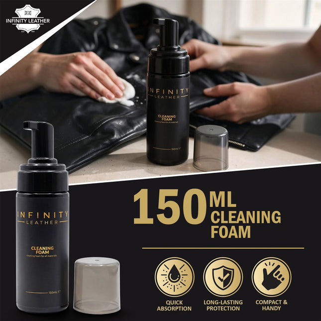 Leather, Suede & Trainer Deep Clean Stain Remover Cleaning Foam